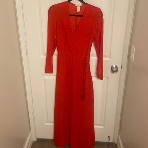 H&M red ball gown